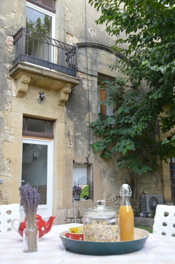Mas De La Forge Noguier Bed & Breakfast Vergeze Bagian luar foto